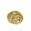 Chaumet   1970's brooch in yellow gold and diamonds - 360 thumbnail