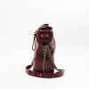 Chanel  Gabrielle  medium model  handbag  in burgundy quilted leather - Detail D8 thumbnail