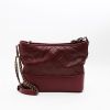 Chanel  Gabrielle  medium model  handbag  in burgundy quilted leather - Detail D9 thumbnail