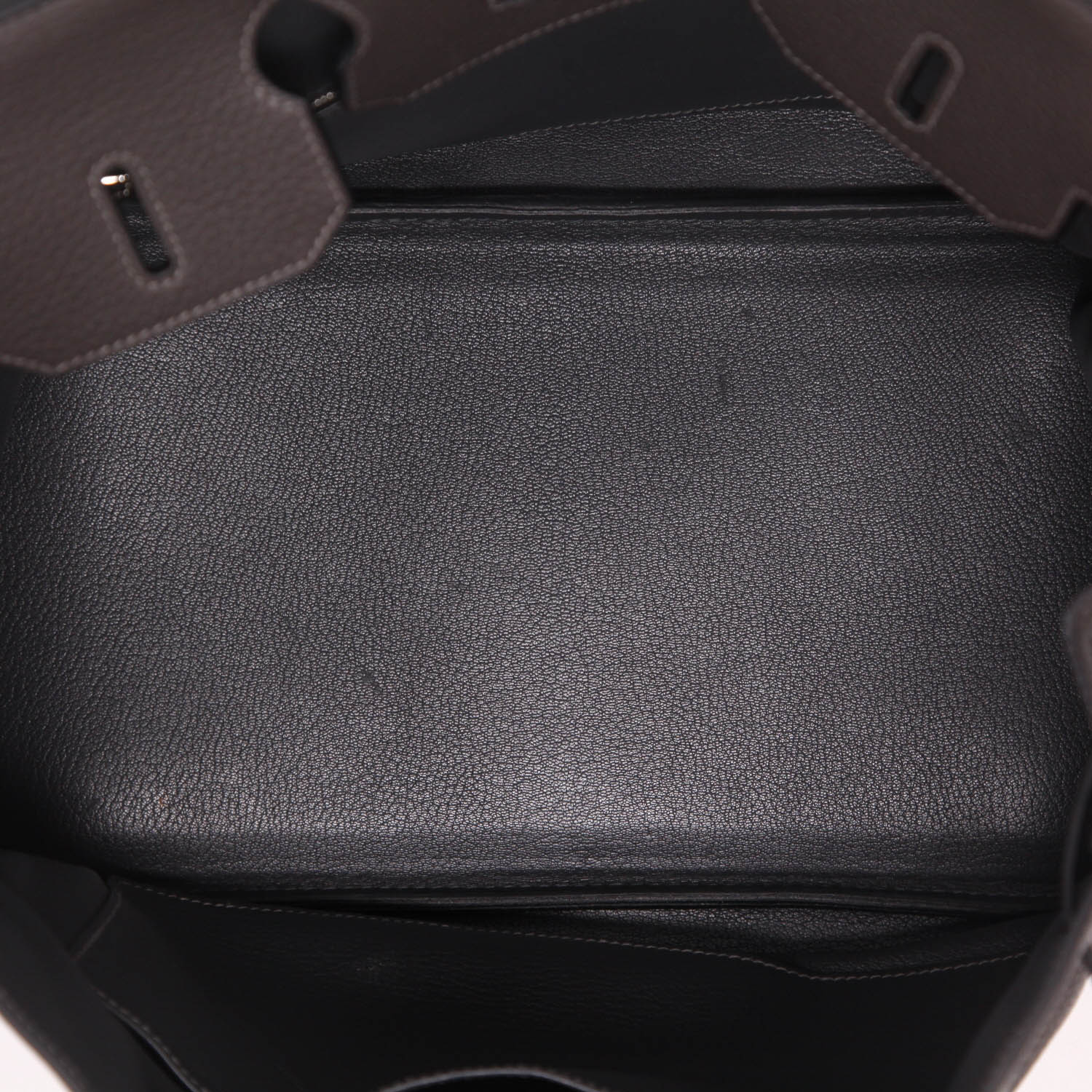 Borsa Hermès  Birkin 35 cm in pelle togo grigia - Detail D3