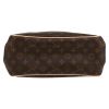Shopping bag Louis Vuitton  Batignolles in tela monogram marrone e pelle naturale - Detail D1 thumbnail