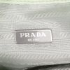 Prada   handbag  in green canvas  and green leather - Detail D2 thumbnail