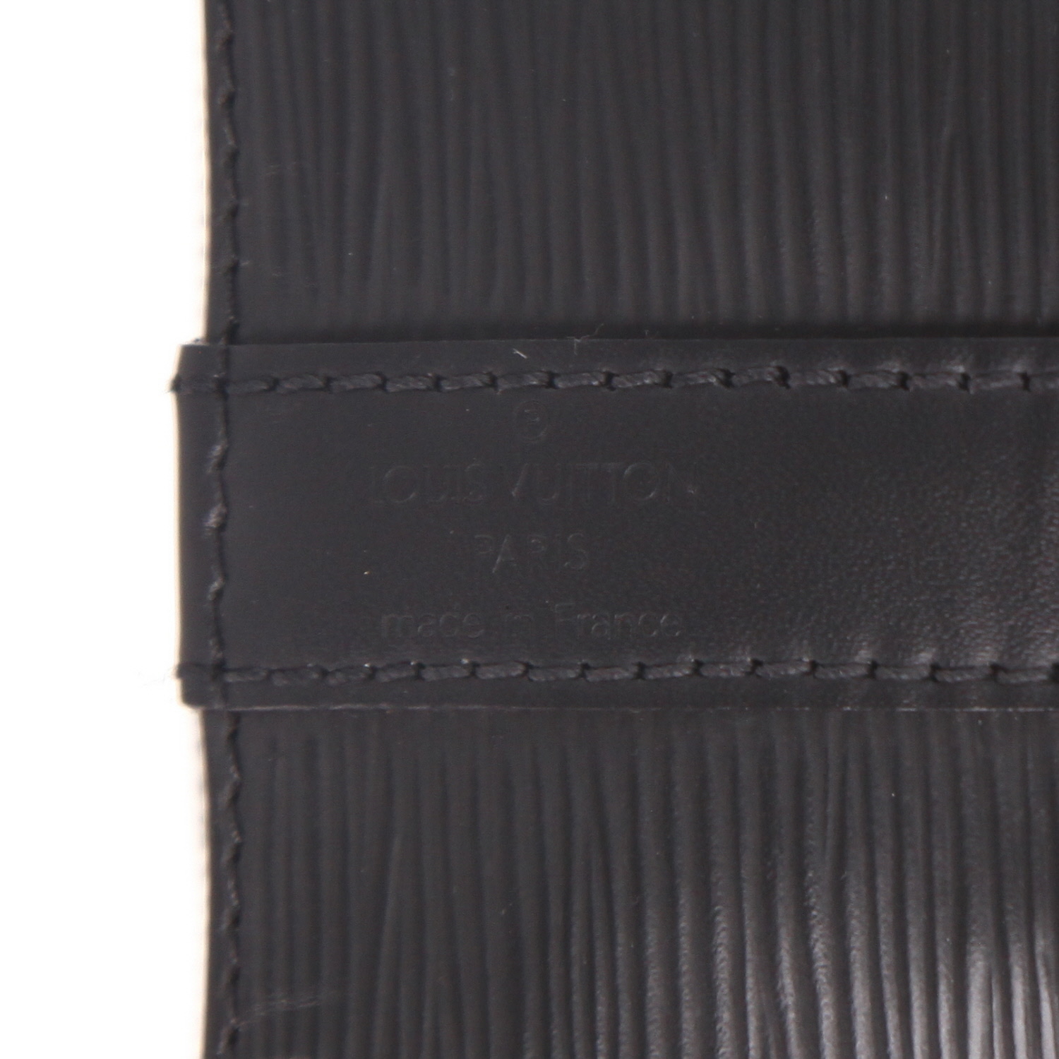 Bolso Cabás Louis Vuitton  Noé en cuero Epi negro y cuero natural - Detail D2