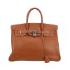 Hermès  Birkin 35 cm handbag  in gold Courchevel leather - 360 thumbnail