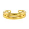 Bracelet ouvert Zolotas  en or jaune 22 carats - 00pp thumbnail