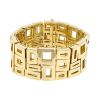 Half-articulated Vintage   1980's bracelet in yellow gold - 00pp thumbnail