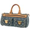 Louis Vuitton  Neo Speedy handbag  in blue monogram denim canvas  and natural leather - 00pp thumbnail