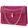 Bulgari  Forever handbag  in pink and purple leather - 00pp thumbnail
