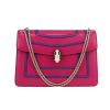 Bulgari  Forever handbag  in pink and purple leather - 360 thumbnail