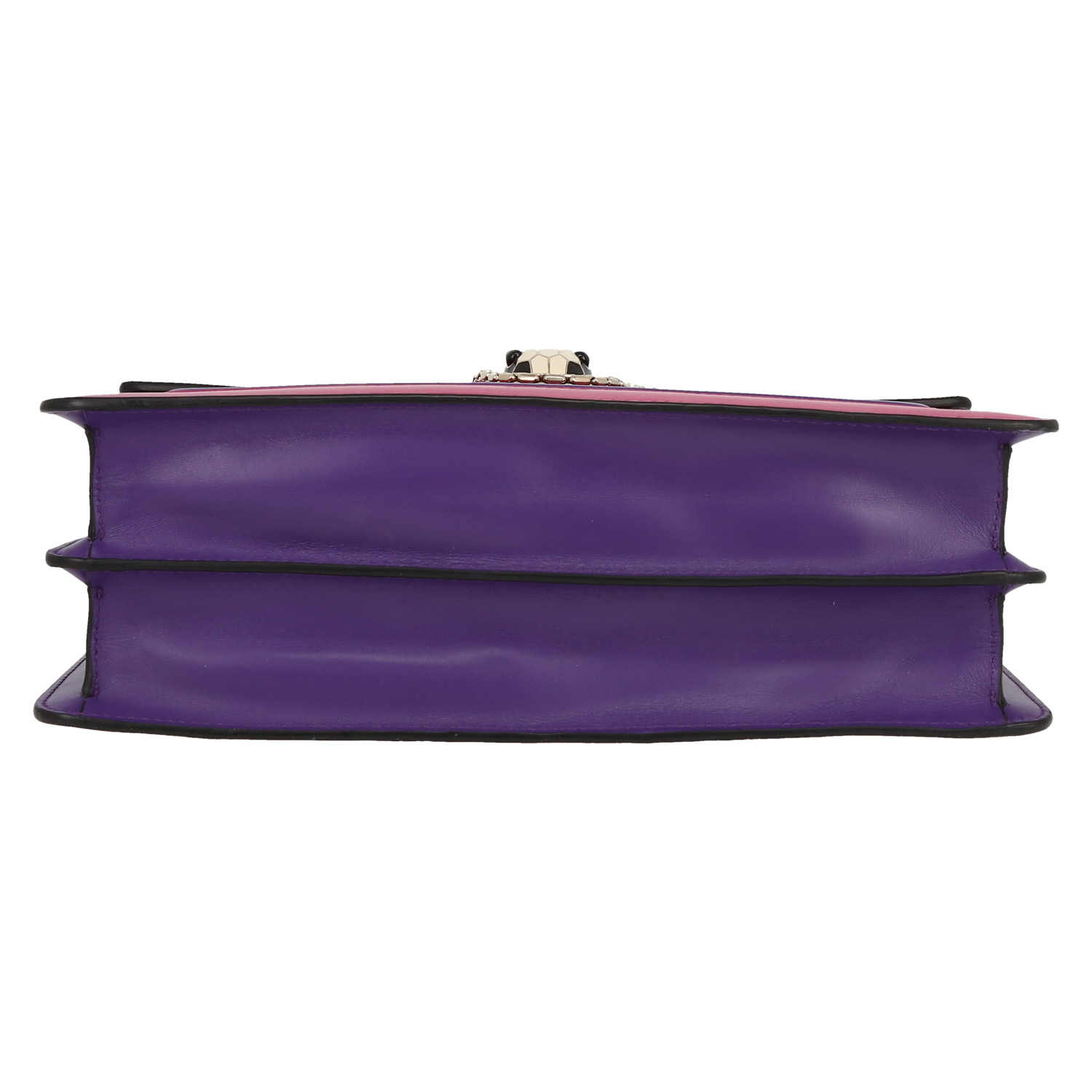 Bulgari  Forever handbag  in pink and purple leather - Detail D1