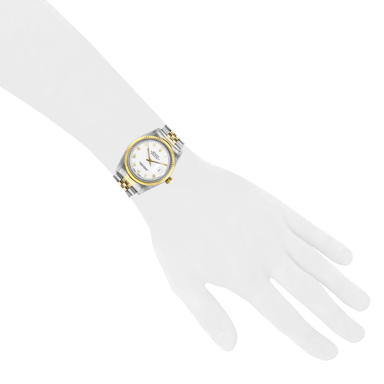 Reloj Rolex Datejust de oro y acero Ref: Rolex - 16013  Circa 1985 - Detail D1