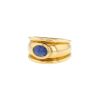 Vintage  ring in yellow gold and sapphire - 00pp thumbnail