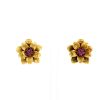 Paire de boucles d'oreilles Tiffany & Co  en or jaune et rubis - 360 thumbnail