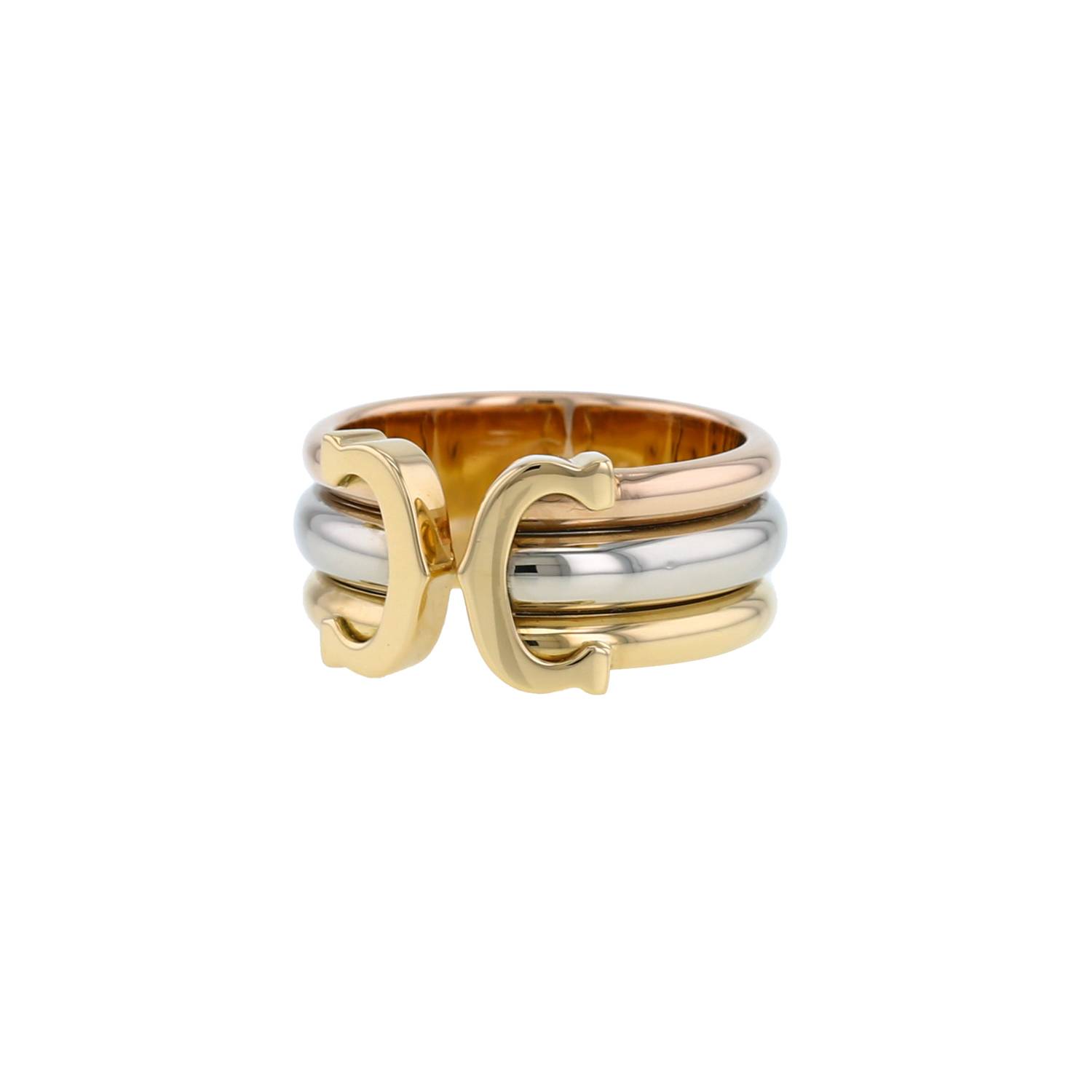 C De Ring In Yellow , Pink And