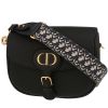 Dior  Bobby shoulder bag  in black grained leather - 00pp thumbnail