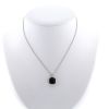Pomellato Capri necklace in white gold, onyx and diamonds - 360 thumbnail