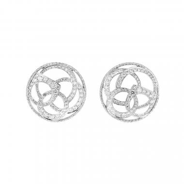 Fred Success earrings in white gold and diamonds