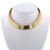 Collar ajustado Bulgari Tubogas de oro amarillo - 360 thumbnail