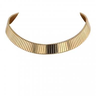 Girocollo Bulgari Tubogas in oro giallo