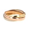 Cartier Trinity large model bracelet in 3 golds - 360 thumbnail