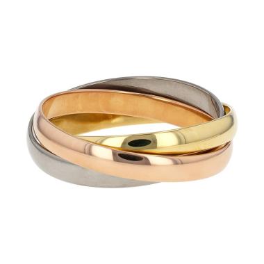 Bracciale Cartier Trinity modello grande in 3 ori