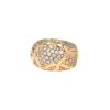 Chanel Camelia ring in yellow gold and diamonds - 00pp thumbnail
