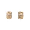 Paire de boucles d'oreilles Bulgari Parentesi en or jaune et diamants - 00pp thumbnail