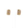 Paire de boucles d'oreilles Bulgari Parentesi en or jaune et diamants - 360 thumbnail