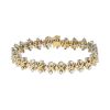 Tiffany & Co Lynn bracelet in white gold, yellow gold and diamonds - 00pp thumbnail