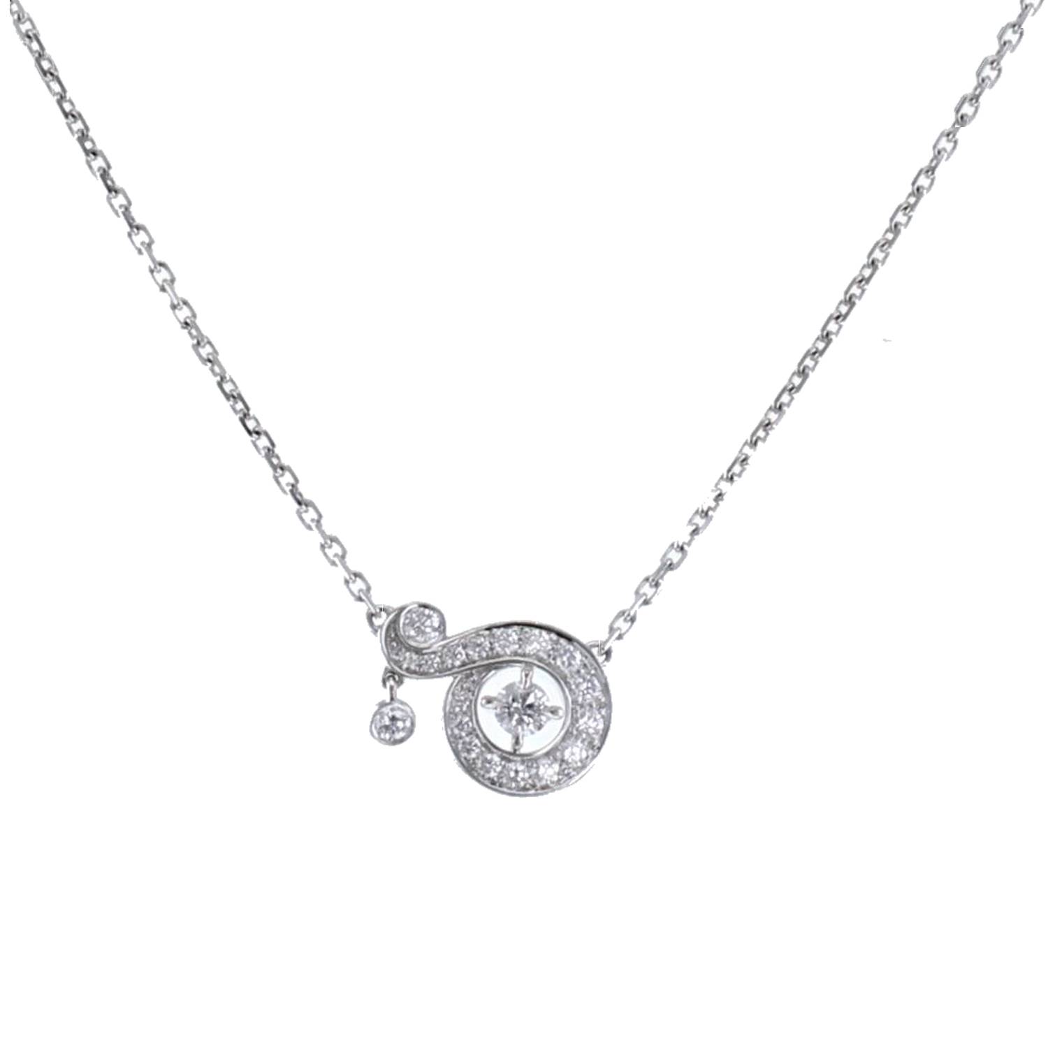 Nid Du Paradis Necklace In And Diamonds