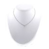 Cartier 1895 necklace in white gold and diamond (0,51 carat) - 360 thumbnail