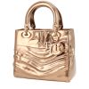 Lady Dior Limited edition Jason Martin handbag  in gold leather - 00pp thumbnail