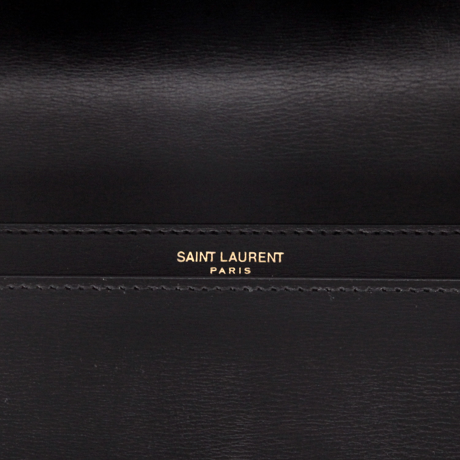Borsa a tracolla Saint Laurent  Sunset modello medio  in pelle nera - Detail D2