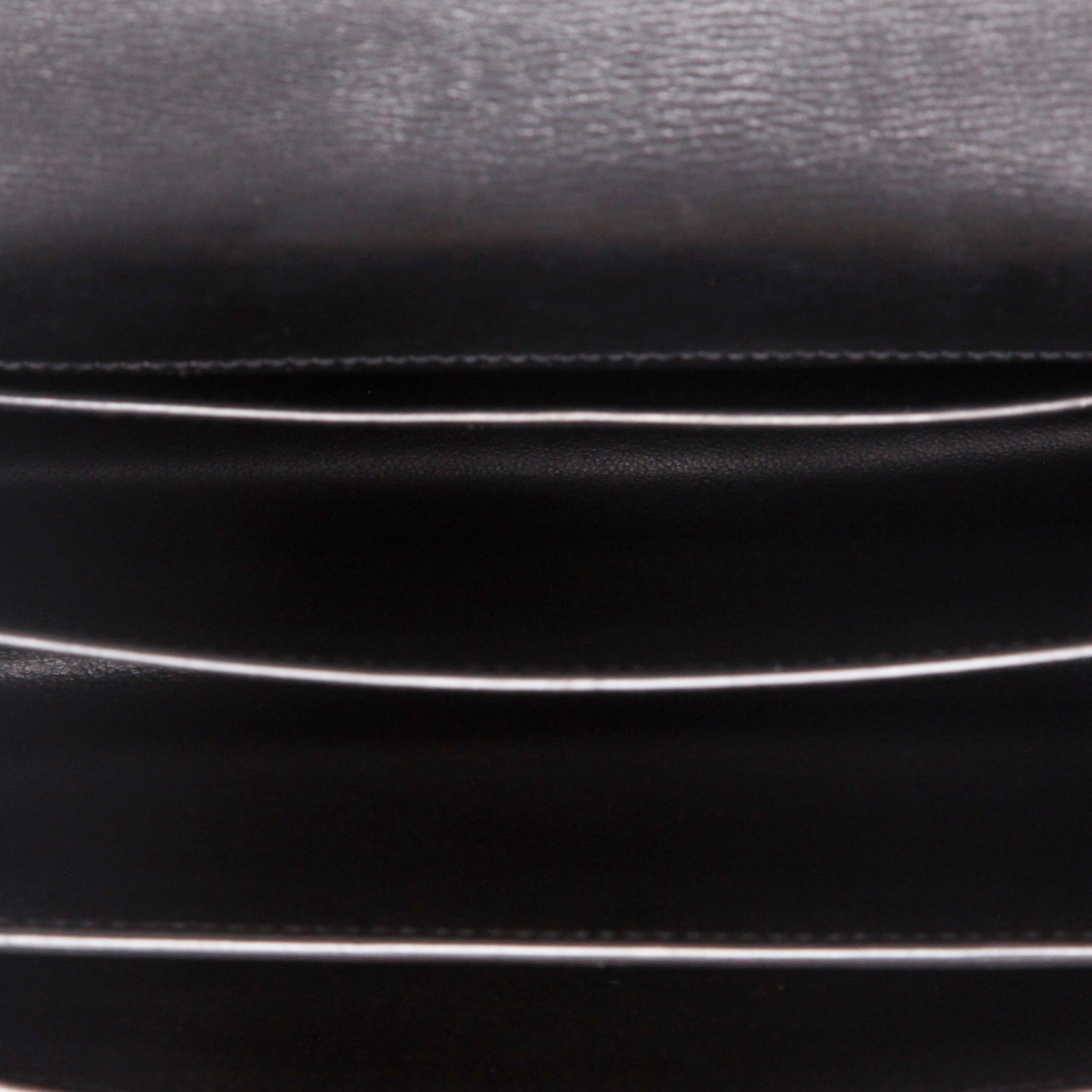 Saint Laurent  Sunset medium model  shoulder bag  in black leather - Detail D3