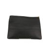 Bolsito de mano Dior  Stripe Pouch en cuero negro - 360 thumbnail
