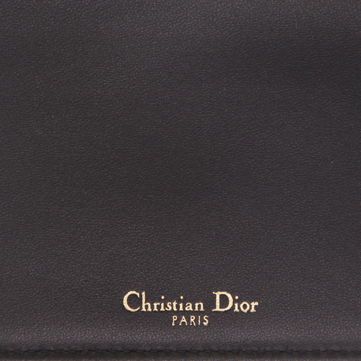 Dior  Lady Dior Rendez-vous pouch  in black satin - Detail D2