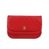 Bolso bandolera Chanel  Vintage en cuero acolchado rojo - 360 thumbnail
