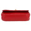 Chanel  Vintage shoulder bag  in red quilted leather - Detail D1 thumbnail