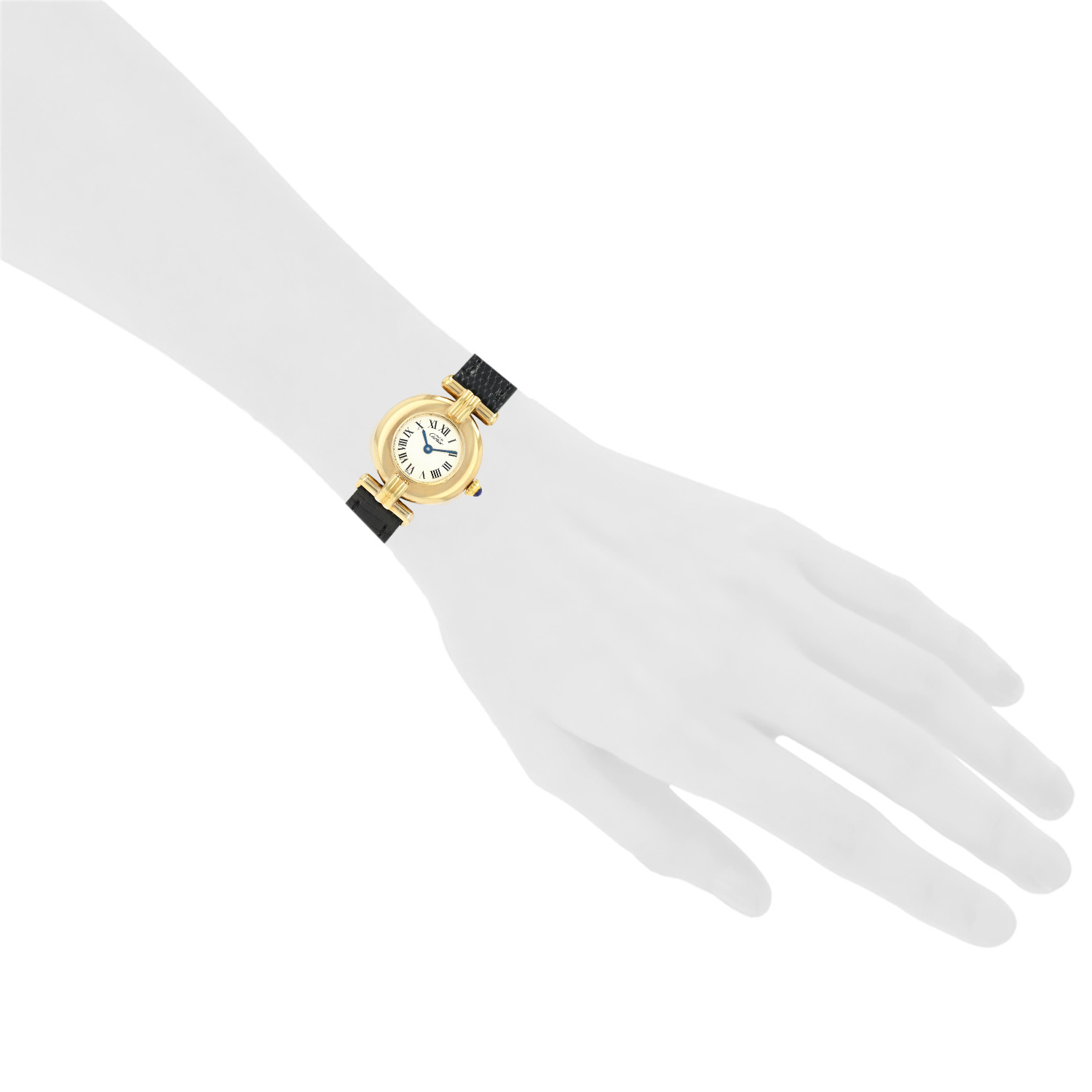 Cartier Must Colisée  in vermeil Ref: Cartier - 590002  Circa 1990 - Detail D1