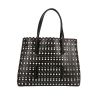 Alaïa  Vienne shopping bag  in black leather - 360 thumbnail