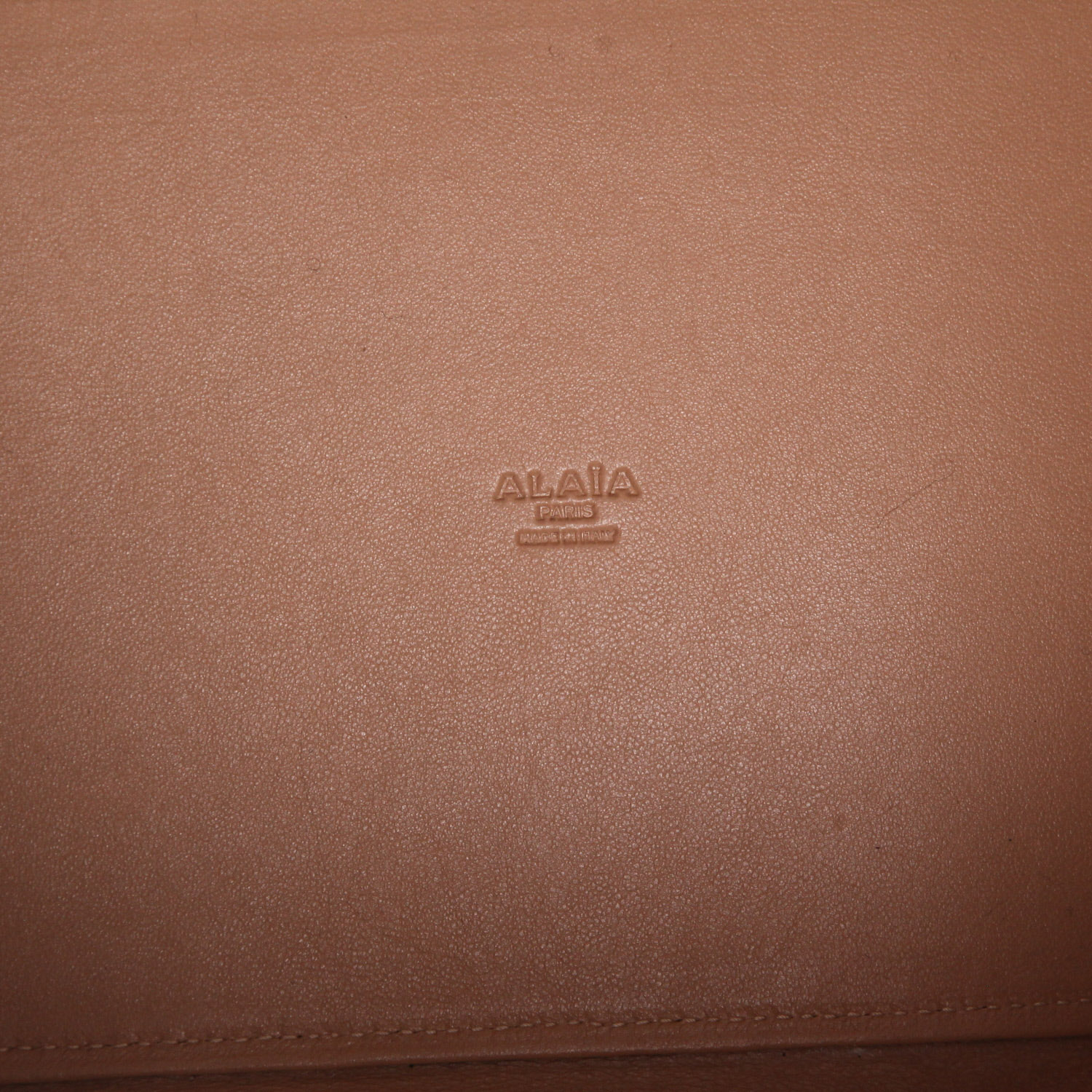 Alaïa  Vienne shopping bag  in black leather - Detail D2