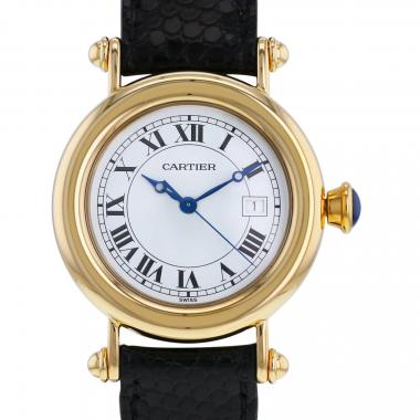 Montre Cartier Diabolo en or jaune Ref: Cartier - 14200  Vers 1990