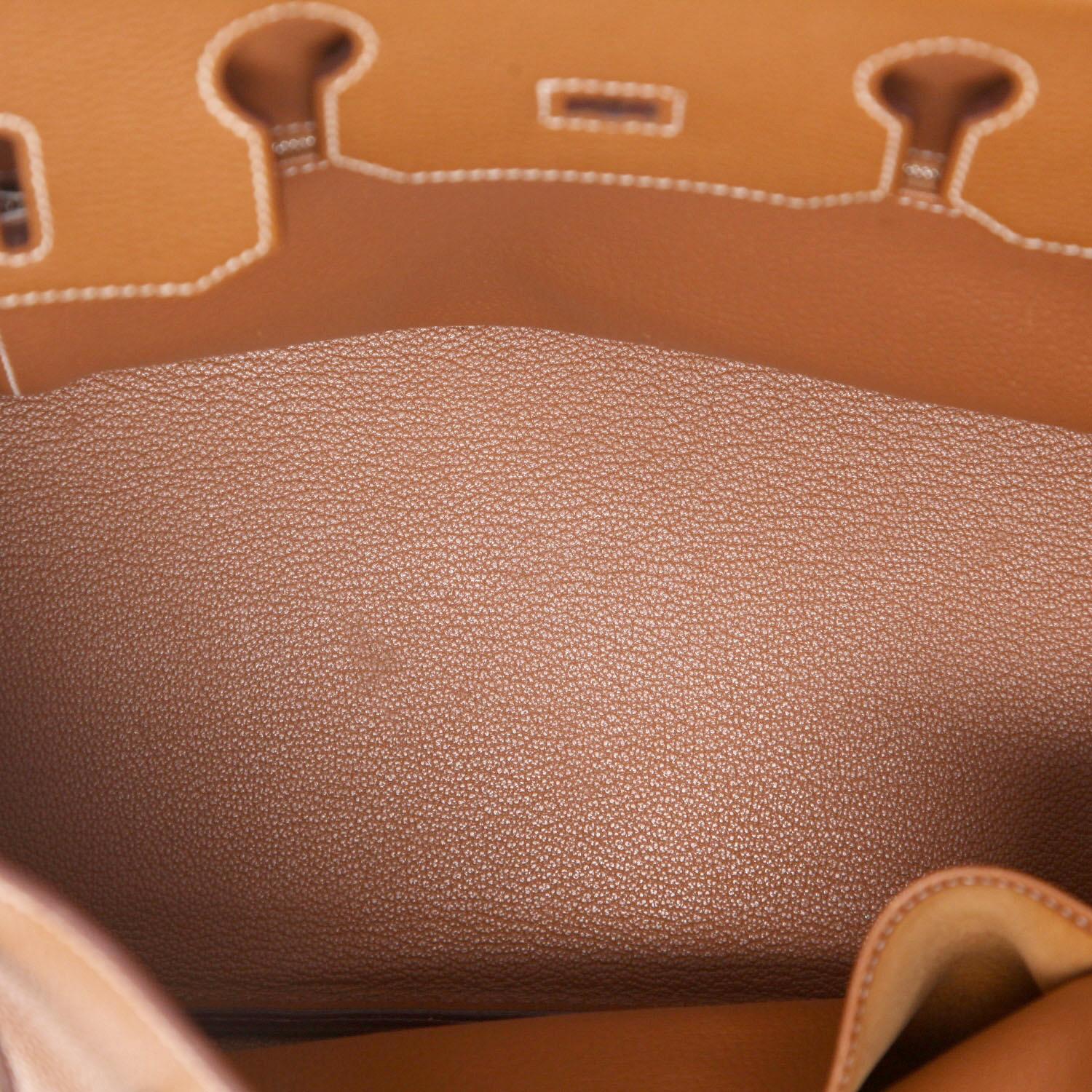 Hermès  Birkin 35 cm handbag  in gold togo leather - Detail D3