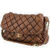 Chanel  Bubble handbag  in brown quilted leather - 00pp thumbnail