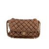 Chanel  Bubble handbag  in brown quilted leather - 360 thumbnail