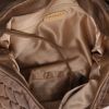 Chanel  Bubble handbag  in brown quilted leather - Detail D3 thumbnail