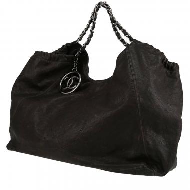 Sac cabas Chanel  Coco Cabas en cuir noir