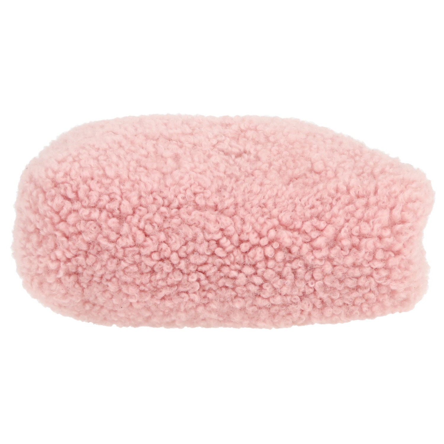 Sac bandoulière Miu Miu  Miu Wander en mouton retourné rose - Detail D1