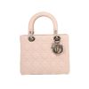Dior  Lady Dior handbag  in pink grained leather - 360 thumbnail