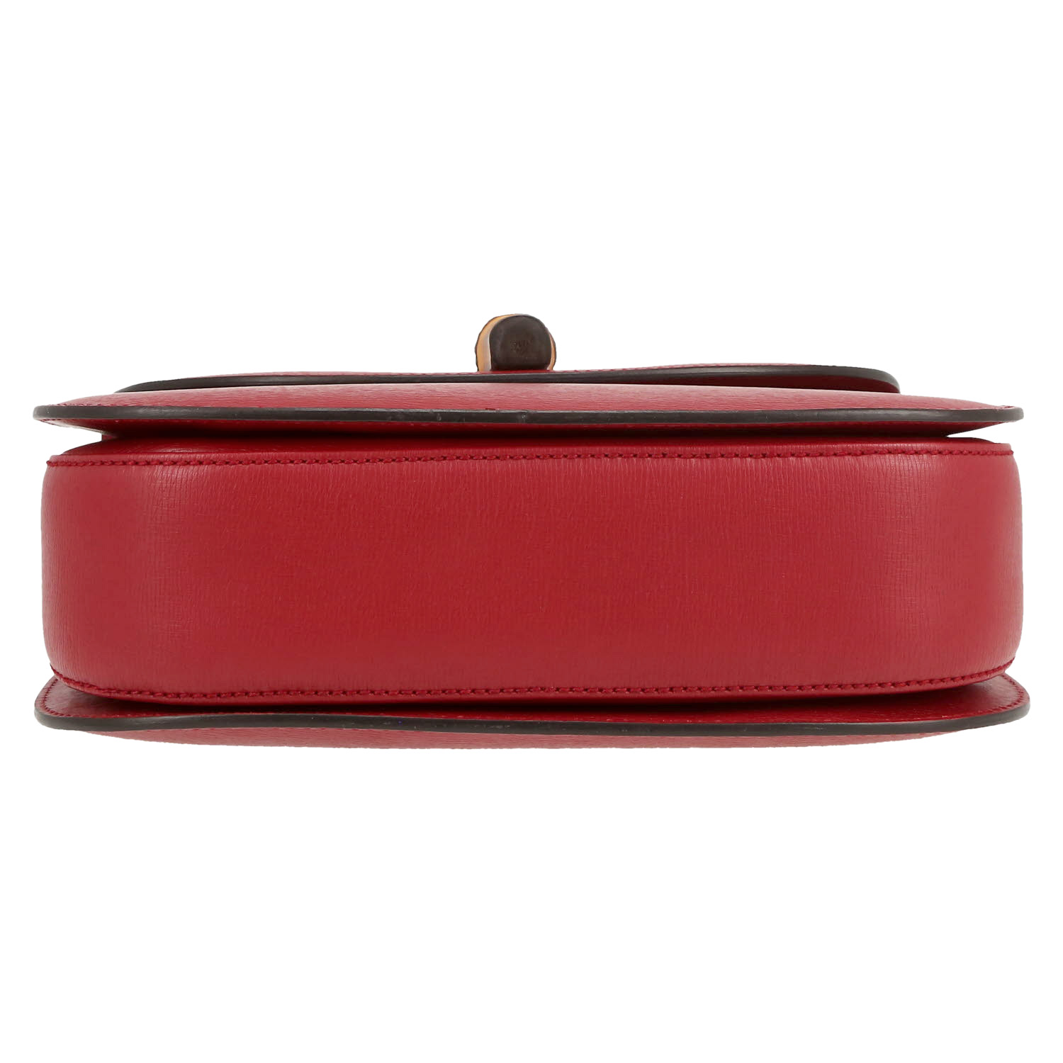 Bolso de mano Gucci  Bamboo en cuero rojo y bambú - Detail D1